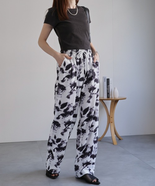 CREARE -LINO-（クレアーレリノ）の「〈2025SS新柄追加〉波柄ルーズパンツ/リラックスワイドパンツ/ユニセックス商品（その他パンツ・メンズ・ブラック系その他/ブラック/グレー系その他/ホワイト系その他・FREE）」の21枚目の写真