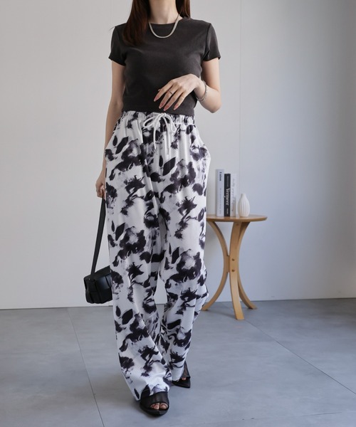 CREARE -LINO-（クレアーレリノ）の「〈2025SS新柄追加〉波柄ルーズパンツ/リラックスワイドパンツ/ユニセックス商品（その他パンツ・メンズ・ブラック系その他/ブラック/グレー系その他/ホワイト系その他・FREE）」の19枚目の写真
