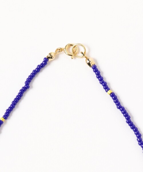 Ray BEAMS（レイビームス）の「Ray BEAMS / ビーズ コイン ネックレス（ネックレス・レディース・ブルー/ホワイト・ONE SIZE）」の3枚目の写真