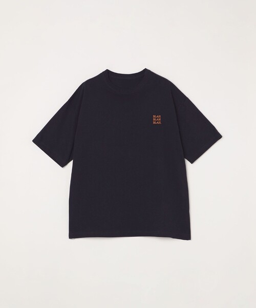 SHIPS any（シップス エニィ）の「【WEB限定】SHIPS any: BLAH BLAH BLAH.ワンポイント 刺繍 ルーズ Tシャツ(ユニセックス)◇（Tシャツ/カットソー・メンズ・ネイビー/ホワイト/ブラック/グレー・SMALL/MEDIUM/LARGE/X-LARGE）」の16枚目の写真