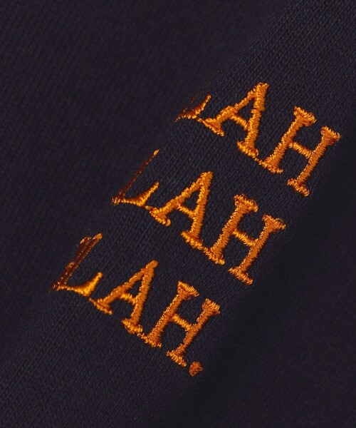 SHIPS any（シップス エニィ）の「【WEB限定】SHIPS any: BLAH BLAH BLAH.ワンポイント 刺繍 ルーズ Tシャツ(ユニセックス)◇（Tシャツ/カットソー・メンズ・ネイビー/ホワイト/ブラック/グレー・SMALL/MEDIUM/LARGE/X-LARGE）」の11枚目の写真