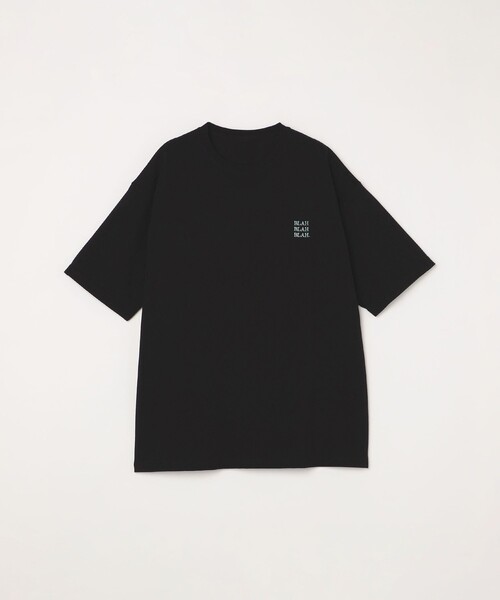 WEB限定】SHIPS any: BLAH BLAH BLAH.ワンポイント 刺繍 ルーズ