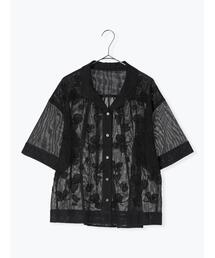 TSUHARU by Samansa Mos2 | メッシュビーズ刺繍ブラウス(シャツ/ブラウス)