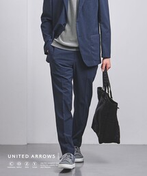 UNITED ARROWS | ポリエステル/T＆T ノープリーツパンツ COZY -ウォッシャブル・ストレッチ・防しわ性（着用しわ）-(その他パンツ)