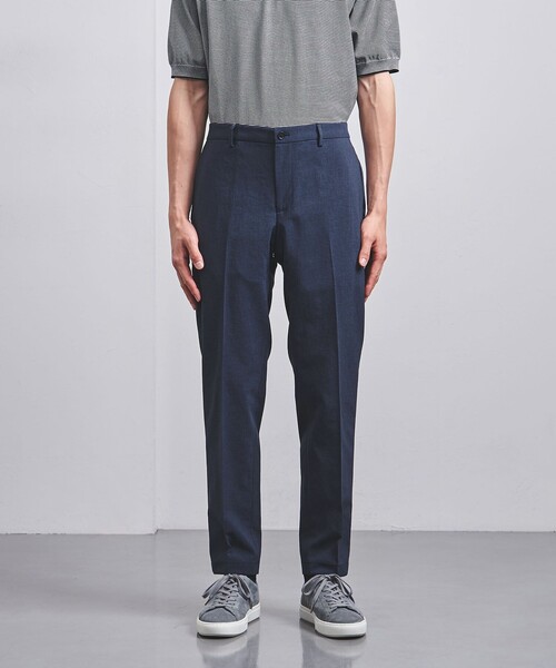 UNITED ARROWS（ユナイテッドアローズ）の「ポリエステル/T＆T ノープリーツパンツ COZY -ウォッシャブル・ストレッチ・防しわ性（着用しわ）-（その他パンツ・メンズ・ベージュ/ロイヤルブルー・S/M/L/XL/XXL）」の7枚目の写真