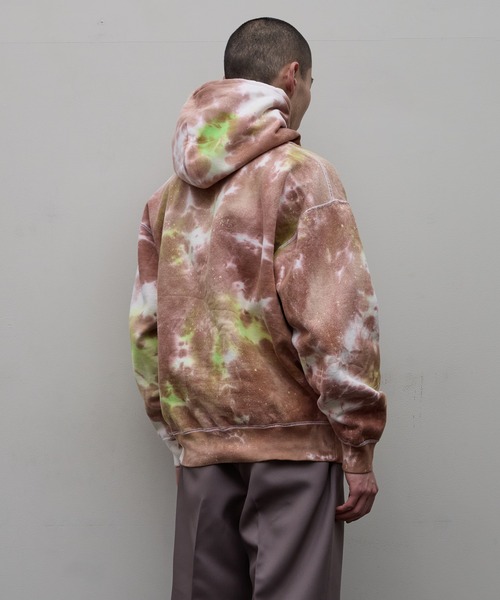 BAL（バル）の「【BAL（バル）/2024秋冬】LOGO TIE DYE HOODIE by