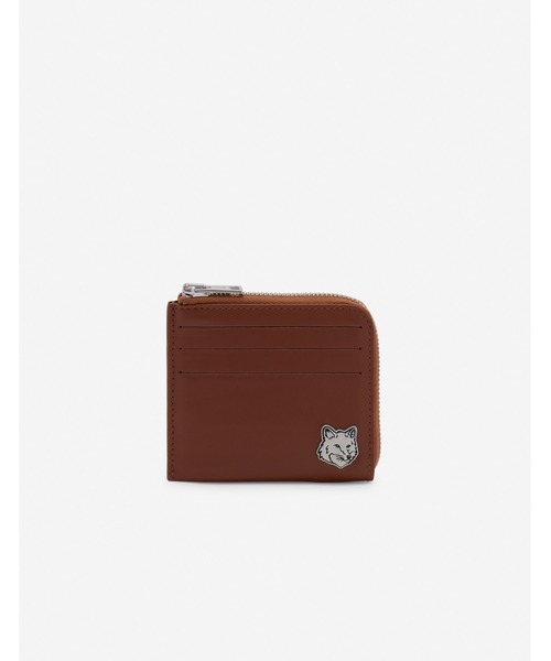 Maison Kitsune フォックスヘッド ジップカードホルダー Cafe Kitsune メゾンキツネ 財布 MAISON KITSUNE フォックス
