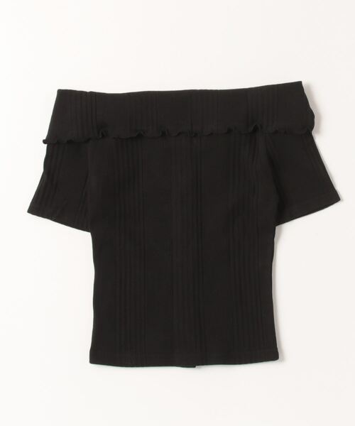 A'GEM/9 × .kom 『NIIER NOR/ニア ノア』 RIBBED OFF SHOULDER