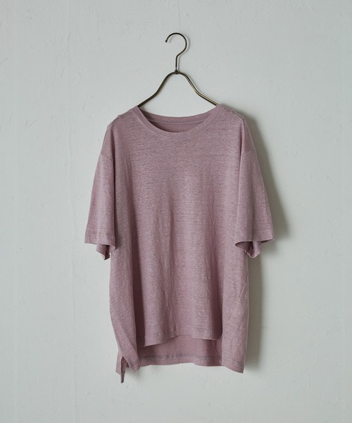 IKKUNA（イクナ）の「oversized t-shirt II（Tシャツ/カットソー・レディース・ライラック/キナリ/グリーン系その他・1）」の3枚目の写真