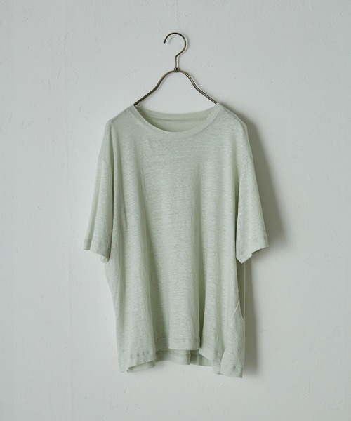 IKKUNA（イクナ）の「oversized t-shirt II（Tシャツ/カットソー・レディース・ライラック/キナリ/グリーン系その他・1）」の13枚目の写真