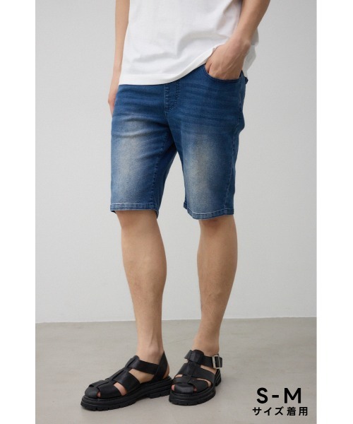 AZUL by moussy(アズールバイマウジー)の「AZUL DENIM ショートパンツ(デニムパンツ・メンズ・ブルー/ブラック・LARGE/MEDIUM)」の22枚目の写真