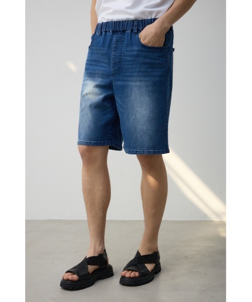 AZUL by moussy(アズールバイマウジー)の「AZUL DENIM ショートパンツ(デニムパンツ・メンズ・ブルー/ブラック・LARGE/MEDIUM)」の13枚目の写真
