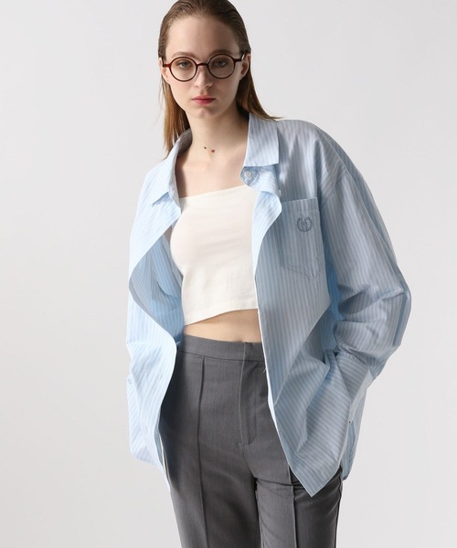 FOREVER 21（フォーエバー トゥエンティーワン）の「【2024SS】ストライプカラーシャツ（シャツ/ブラウス・レディース・イエロー/グリーン/ピンク/ブルー・FREE）」の18枚目の写真