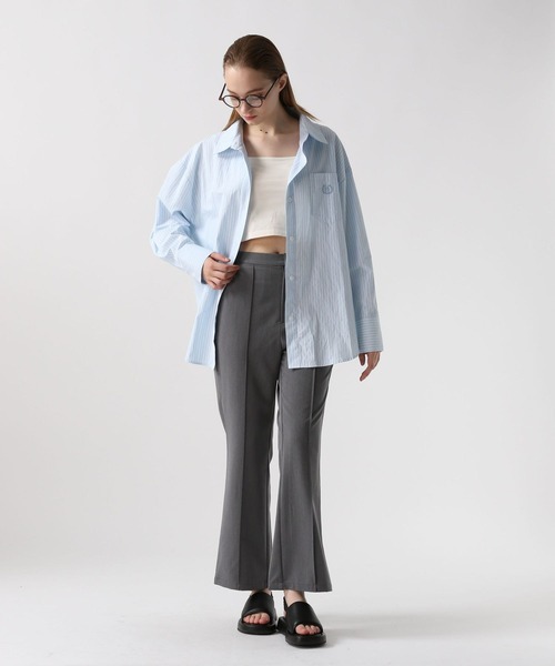 FOREVER 21（フォーエバー トゥエンティーワン）の「【2024SS】ストライプカラーシャツ（シャツ/ブラウス・レディース・イエロー/グリーン/ピンク/ブルー・FREE）」の17枚目の写真