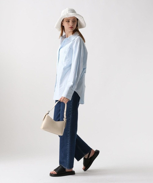 FOREVER 21（フォーエバー トゥエンティーワン）の「【2024SS】ストライプカラーシャツ（シャツ/ブラウス・レディース・イエロー/グリーン/ピンク/ブルー・FREE）」の14枚目の写真