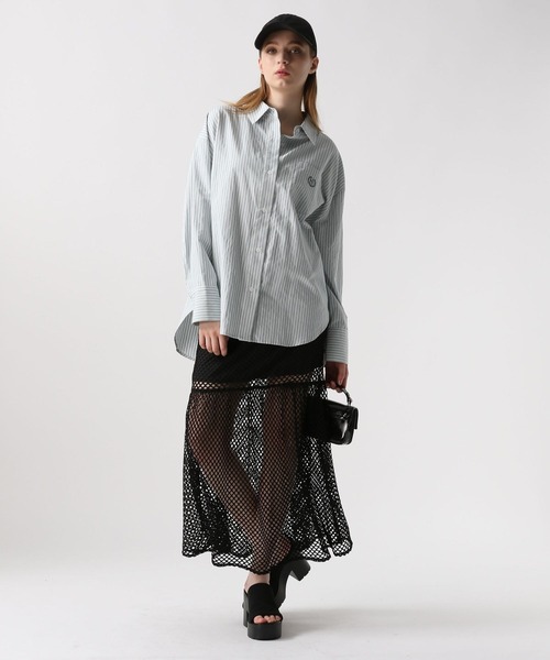 FOREVER 21（フォーエバー トゥエンティーワン）の「【2024SS】ストライプカラーシャツ（シャツ/ブラウス・レディース・イエロー/グリーン/ピンク/ブルー・FREE）」の22枚目の写真