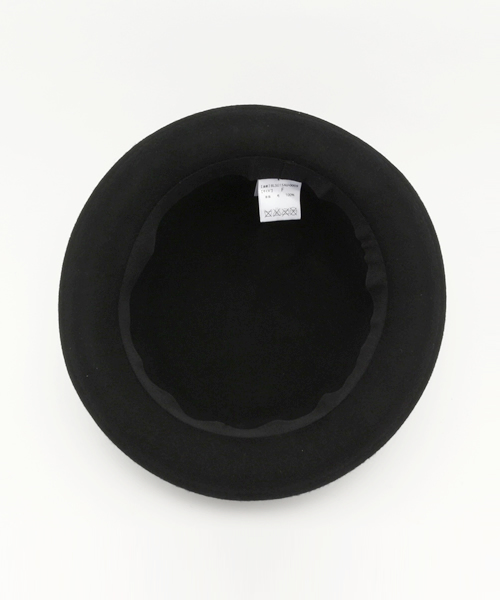 WEGO(ウィゴー)の「WEGO/ フェルトボーラーハット(ハット・レディース・ブラック/ワイン/キャメル/ダークグレー/ネイビー・FREE)」の6枚目の写真