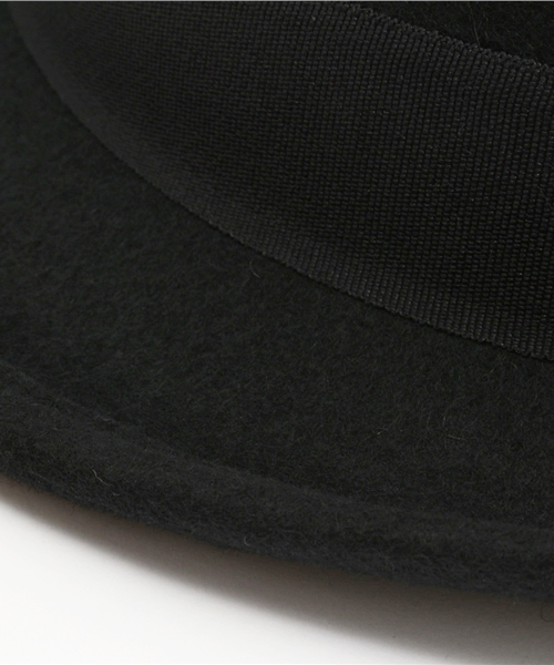 WEGO(ウィゴー)の「WEGO/ フェルトボーラーハット(ハット・レディース・ブラック/ワイン/キャメル/ダークグレー/ネイビー・FREE)」の8枚目の写真