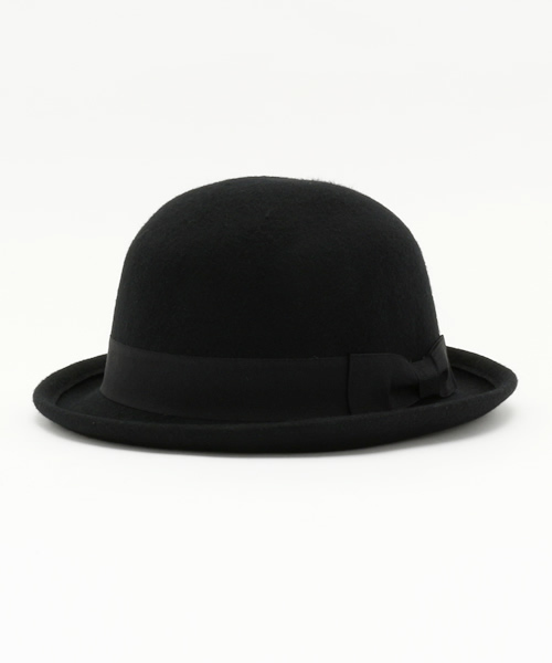 WEGO(ウィゴー)の「WEGO/ フェルトボーラーハット(ハット・レディース・ブラック/ワイン/キャメル/ダークグレー/ネイビー・FREE)」の14枚目の写真