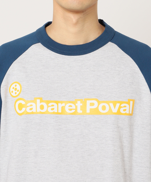 cabaret poval(キャバレーポバール)の「CABARET POVAL / キャバレーポバール 417別注 B Tシャツ(Tシャツ/カットソー・メンズ・その他1/ホワイト/ブルー・MEDIUM/LARGE/X-LARGE)」の7枚目の写真