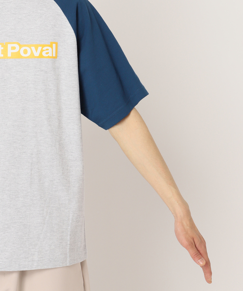 cabaret poval(キャバレーポバール)の「CABARET POVAL / キャバレーポバール 417別注 B Tシャツ(Tシャツ/カットソー・メンズ・その他1/ホワイト/ブルー・MEDIUM/LARGE/X-LARGE)」の8枚目の写真
