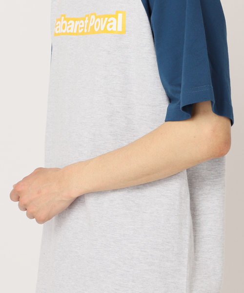 cabaret poval(キャバレーポバール)の「CABARET POVAL / キャバレーポバール 417別注 B Tシャツ(Tシャツ/カットソー・メンズ・その他1/ホワイト/ブルー・MEDIUM/LARGE/X-LARGE)」の9枚目の写真