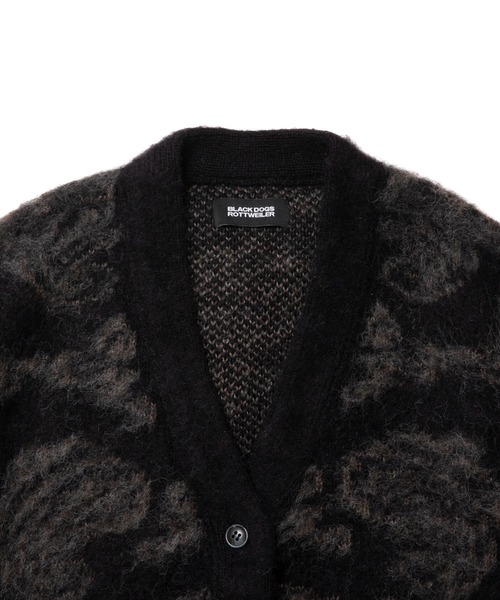 ROTTWEILER（ロットワイラー）の「R9 MOHAIR CARDIGAN（カーディガン/ボレロ・メンズ・ブラック・S/M/L/XL）」の4枚目の写真