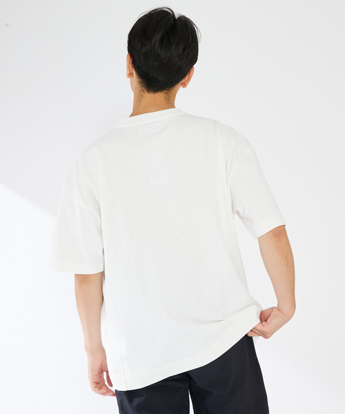 INHERIT（インヘリット）の「USA COTTONスタンドカラーS/S-Tシャツ（Tシャツ/カットソー・メンズ・ブラック系その他/グレー/ホワイト・LARGE/MEDIUM）」の11枚目の写真