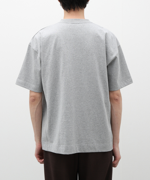 INHERIT（インヘリット）の「USA COTTONスタンドカラーS/S-Tシャツ（Tシャツ/カットソー・メンズ・ブラック系その他/グレー/ホワイト・LARGE/MEDIUM）」の16枚目の写真