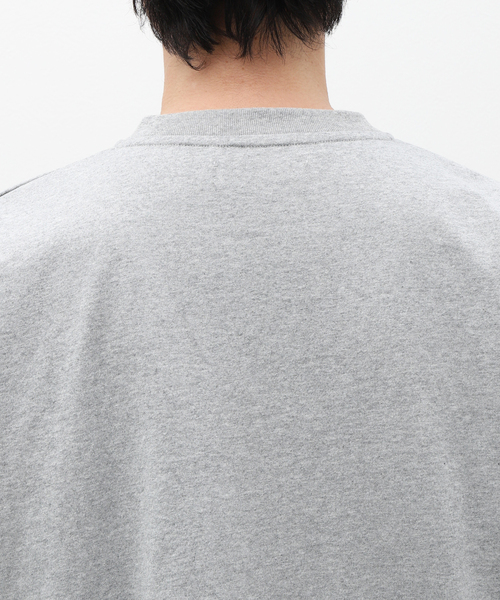 INHERIT（インヘリット）の「USA COTTONスタンドカラーS/S-Tシャツ（Tシャツ/カットソー・メンズ・ブラック系その他/グレー/ホワイト・LARGE/MEDIUM）」の18枚目の写真