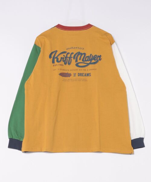 KRIFF MAYER Lady's Collection(クリフメイヤーレディースコレクション)の「ロゴプリントロンT(Tシャツ/カットソー・レディース・レッド/ブラック/オフホワイト/その他5/ネイビー/イエロー/カラフル/グリーン・LARGE/MEDIUM)」の9枚目の写真