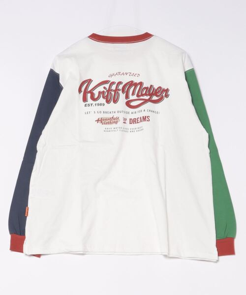 KRIFF MAYER Lady's Collection(クリフメイヤーレディースコレクション)の「ロゴプリントロンT(Tシャツ/カットソー・レディース・レッド/ブラック/オフホワイト/その他5/ネイビー/イエロー/カラフル/グリーン・LARGE/MEDIUM)」の10枚目の写真