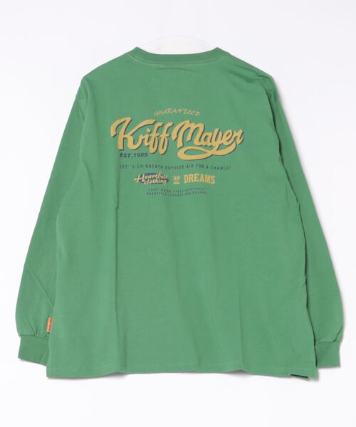 KRIFF MAYER Lady's Collection(クリフメイヤーレディースコレクション)の「ロゴプリントロンT(Tシャツ/カットソー・レディース・レッド/ブラック/オフホワイト/その他5/ネイビー/イエロー/カラフル/グリーン・LARGE/MEDIUM)」の16枚目の写真