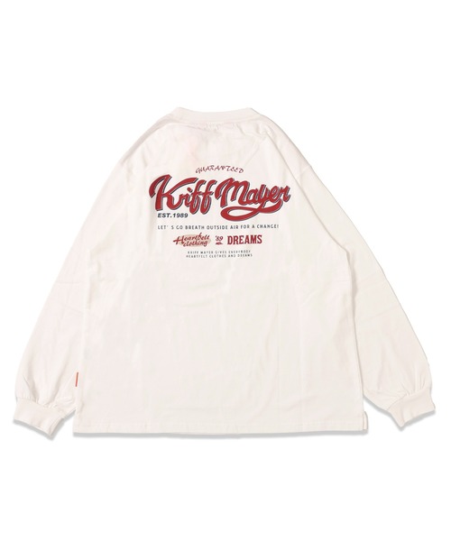 KRIFF MAYER Lady's Collection(クリフメイヤーレディースコレクション)の「ロゴプリントロンT(Tシャツ/カットソー・レディース・レッド/ブラック/オフホワイト/その他5/ネイビー/イエロー/カラフル/グリーン・LARGE/MEDIUM)」の2枚目の写真