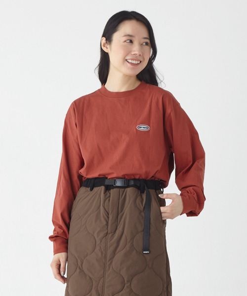 KRIFF MAYER Lady's Collection(クリフメイヤーレディースコレクション)の「ロゴプリントロンT(Tシャツ/カットソー・レディース・レッド/ブラック/オフホワイト/その他5/ネイビー/イエロー/カラフル/グリーン・LARGE/MEDIUM)」の18枚目の写真