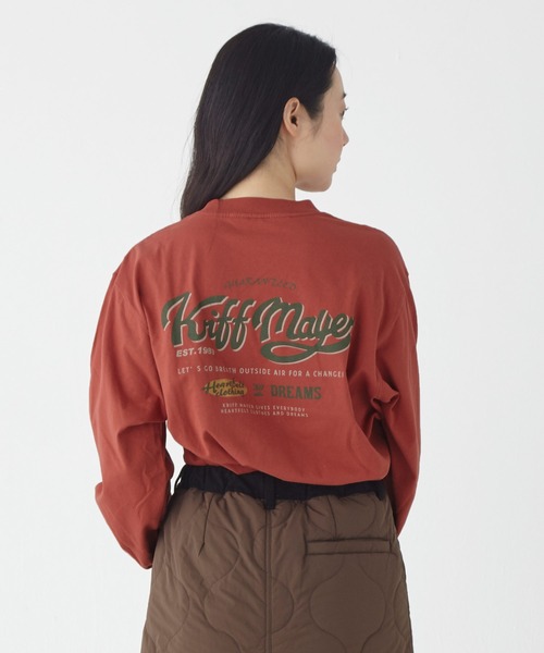 KRIFF MAYER Lady's Collection(クリフメイヤーレディースコレクション)の「ロゴプリントロンT(Tシャツ/カットソー・レディース・レッド/ブラック/オフホワイト/その他5/ネイビー/イエロー/カラフル/グリーン・LARGE/MEDIUM)」の17枚目の写真