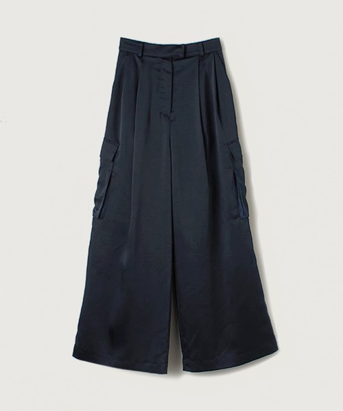 めぇ様★未使用★anuans｜定価1,8万 24SS 綺麗め サテンカーゴパンツ めぇ様☆未使用☆anuans｜定価1,8万 24SS 綺麗め サテンカーゴ