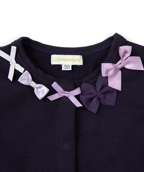 panpantutu（パンパンチュチュ）の「デコレーションカーディガン(80-130cm)（カーディガン/ボレロ・キッズ・ピンク/ネイビー/ブラック×レッド/レッド・90cm/110cm/80ｃｍ/130cm/100cm/120cm）」の18枚目の写真