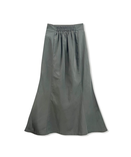 ANDGEEBEE(アンジービー)の「ギャザーリボンスカート(スカート・レディース・チャコールグレー/ブラック・FREE)」の14枚目の写真