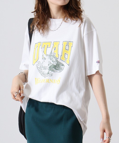 JEMORGAN（ジェーイーモーガン）の「JEMORGAN 天竺アニマルプリント半袖Ｔ（Tシャツ/カットソー・メンズ・ブラック系1/ネイビー系1/ブラック系3/ホワイト系4/ベージュ/ホワイト系1/ホワイト系2/カーキ/ネイビー系3/ブラック系2/ホワイト系3/ネイビー系2・S/M/L/XL）」の20枚目の写真