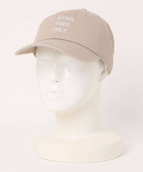 URBAN ISLAND SOCIETY（アーバンアイランドソサエティ）の「【URBAN ISLAND SOCIETY/アーバンアイランドソサエティ】ALOHA VIBES ONLY CAP/ワンポイントロゴ帽子(キャップ）（キャップ・メンズ・ホワイト/ベージュ/ブラック/ネイビー・FREE）」の11枚目の写真