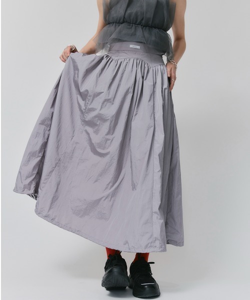 led.tokyo(レッドトウキョウ)の「【led.tokyo】ナイロンバルーンスカート(スカート・レディース・ブラック/グレー・FREE)」の22枚目の写真