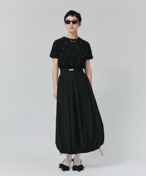 led.tokyo(レッドトウキョウ)の「【led.tokyo】ナイロンバルーンスカート(スカート・レディース・ブラック/グレー・FREE)」の18枚目の写真