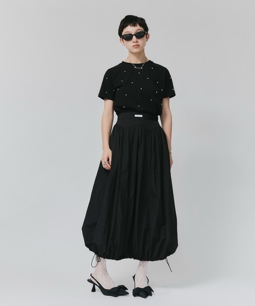 led.tokyo(レッドトウキョウ)の「【led.tokyo】ナイロンバルーンスカート(スカート・レディース・ブラック/グレー・FREE)」の19枚目の写真