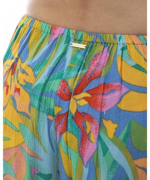 BILLABONG（ビラボン）の「BILLABONG レディース SUN CATCHER PANT ワイドパンツ 【2024年夏モデル】/ビラボン総柄ワイドボトムス（その他パンツ・レディース・グリーン系その他・SMALL）」の5枚目の写真