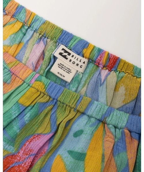 BILLABONG（ビラボン）の「BILLABONG レディース SUN CATCHER PANT ワイドパンツ 【2024年夏モデル】/ビラボン総柄ワイドボトムス（その他パンツ・レディース・グリーン系その他・SMALL）」の6枚目の写真