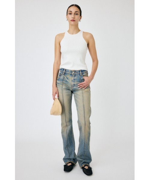 MOUSSY（マウジー）の「RHINESTONE タンクトップ（タンクトップ・レディース・ブラウン/ホワイト/ブラック・FREE）」の15枚目の写真