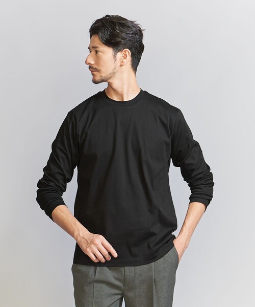 BEAUTY&YOUTH UNITED ARROWS(ビューティーアンドユースユナイテッドアローズ)の「【WEB限定 WARDROBE SMART】NORITAKE クルーネック スマートフィット カットソー(Tシャツ/カットソー・メンズ・ブラック/ホワイト/グレー・M/L/XL/S)」の15枚目の写真