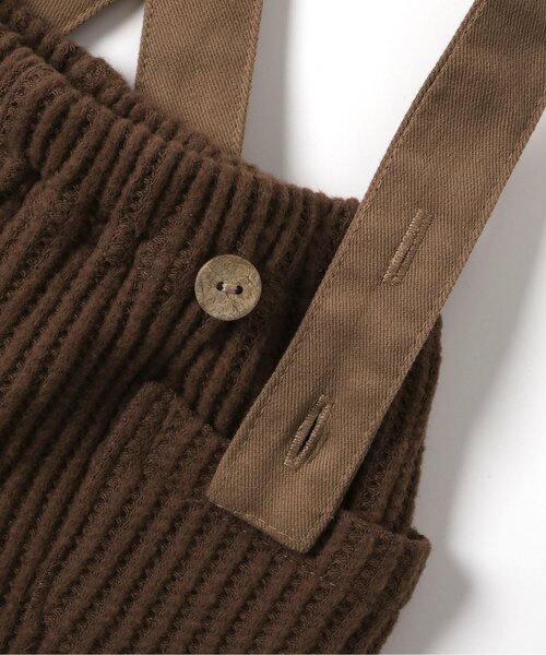 apres les cours(アプレレクール)の「サスペンダー付きワッフルパンツ(その他ベビーウェア・キッズ・アイボリー/ブラウン・80/70)」の16枚目の写真