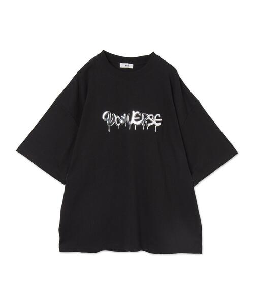 WEGO(ウィゴー)の「WEGO/メタリックロゴT(Tシャツ/カットソー・メンズ・ホワイト/ブラック・MEDIUM/LARGE)」の22枚目の写真